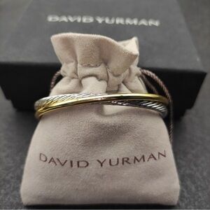 David Yurman Two-Tone Cable Bracelet